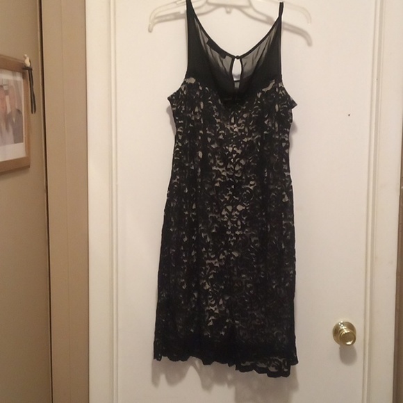 Gorgeous The Limited Black Lace Overlay Lined Sheath Dress - Size XL - Picture 2 of 12